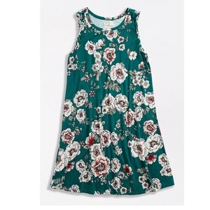 Twisted arm sleeveless dress